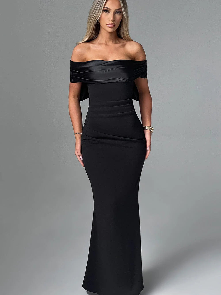 Joanna Maxi Dress - Black 3