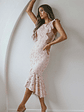 Jackie Pinafore Floral Lace Dress Pink - thumbnail 6