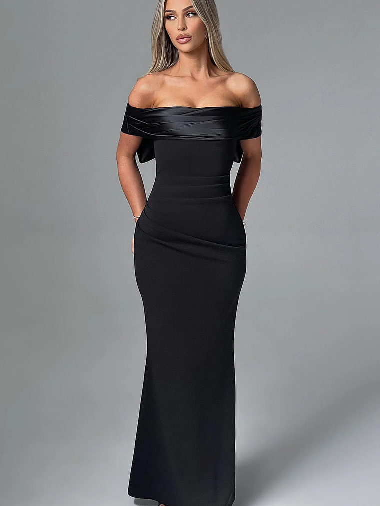 Joanna Maxi Dress - Black 5