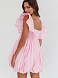 Horoscope Bubble Hem Mini Dress Blush - thumbnail 2