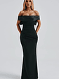 Joanna Maxi Dress - Black - thumbnail 7
