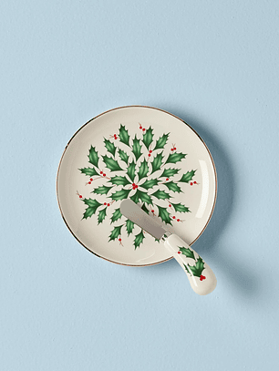 Hosting The Holidays Cheese Plate & Knife Set