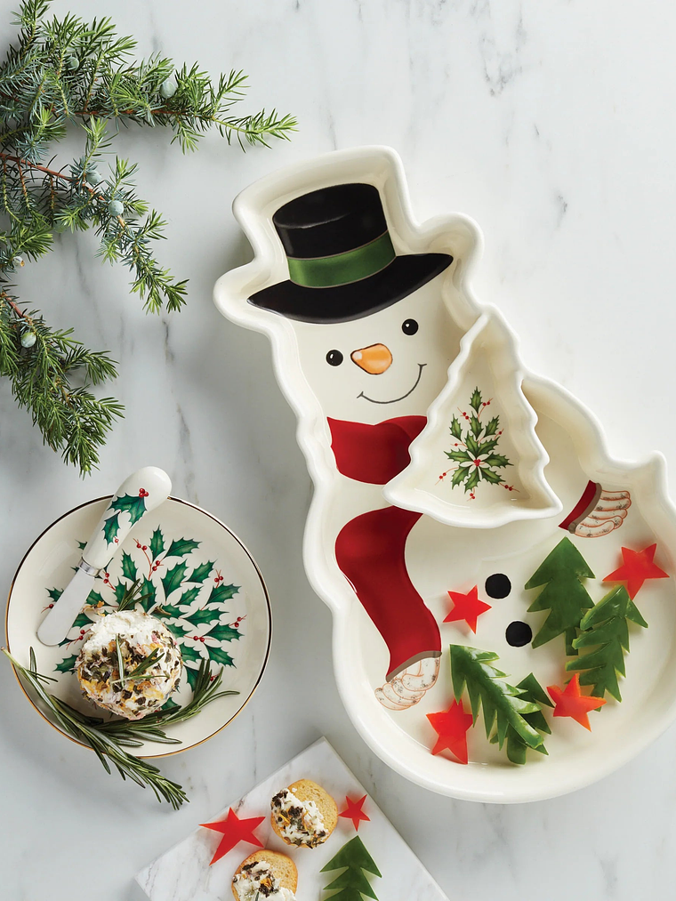 Hosting The Holidays Cheese Plate & Knife Set 2