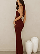 Irresistible Style Mesh Halter Maxi Dress - thumbnail 3