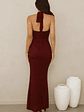 Irresistible Style Mesh Halter Maxi Dress - thumbnail 6