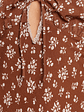 Jackson Maxi Dress - Brown Ditsy Floral - thumbnail 8