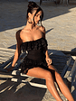 Holi Mini Dress Black - thumbnail 5