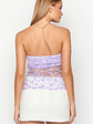 Isabella Purple Sequin Strapless Top - thumbnail 6