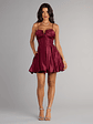 Joelle Satin Corset Skater Dress - thumbnail 7