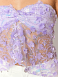 Isabella Purple Sequin Strapless Top - thumbnail 8