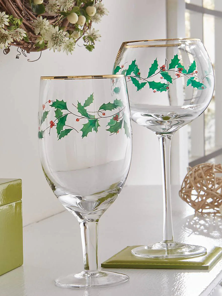 Holiday 4-Piece Iced Beverage Glass Set 5