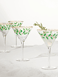 Holiday 4-Piece Martini Glass Set - thumbnail 4