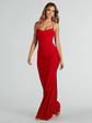 Jae Formal Mesh Ruched Mermaid Long Dress - thumbnail 1
