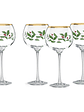 Holiday 4-Piece Wine Balloon Glass Set - thumbnail 6