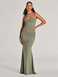 Jae Formal Mesh Ruched Mermaid Long Dress - thumbnail 6