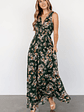Imogen Maxi Dress | Deep Green Multi - thumbnail 1