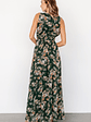 Imogen Maxi Dress | Deep Green Multi - thumbnail 4