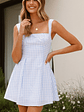 Jailene Mini Dress - Picnic Blue - thumbnail 5