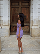 Henley Mini Dress Dusty Purple - thumbnail 5
