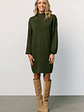 Jennings Sweater Dress | Deep Olive - thumbnail 2
