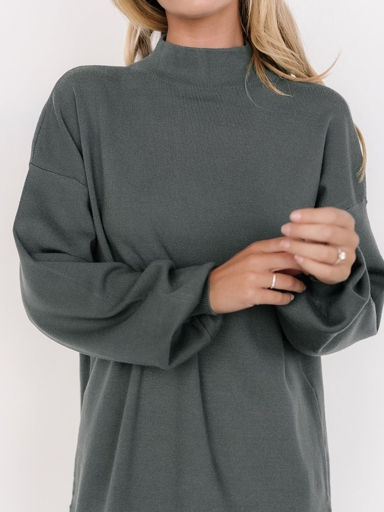 Jennings Sweater Dress | Winter Green 2