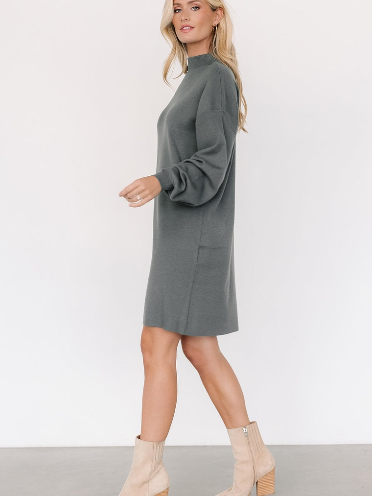 Jennings Sweater Dress | Winter Green 3