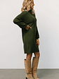 Jennings Sweater Dress | Deep Olive - thumbnail 6