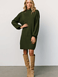 Jennings Sweater Dress | Deep Olive - thumbnail 9