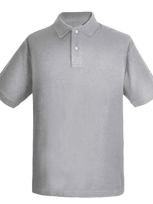 Kbeen, Polera Pique Color Gris Manga Corta 