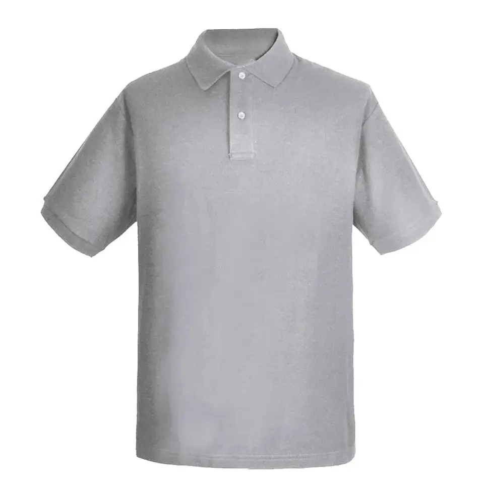 Kbeen, Polera Pique Color Gris Manga Corta  1