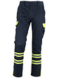 PANTALÓN CARGO GABARDINA BICOLOR CON CINTA DÍA NOCHE HI-VIS LINE 100% POLY - Miniatura 1