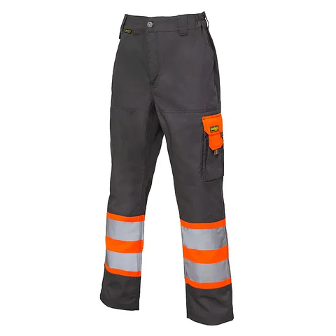 PANTALÓN SAFESATIS ALTA VISIBILIDAD BICOLOR CLASE 1
