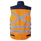 CHALECO BICOLOR PREMIER 360° GABARDINA AZUL/NARANJO - Miniatura 3
