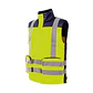 CHALECO BICOLOR PREMIER 360° GABARDINA AZUL/NARANJO - Miniatura 5