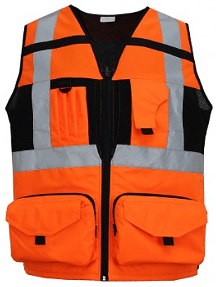 CHALECO GEÓLOGO GEOPLUS NARANJO