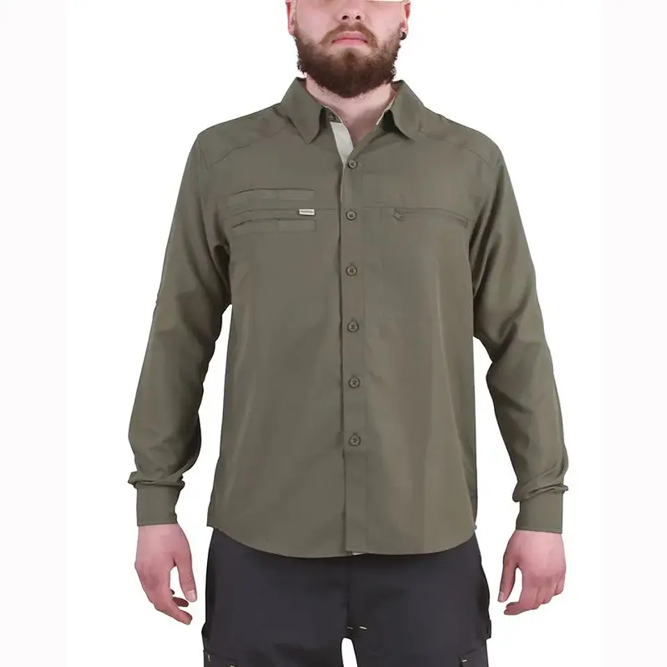 CAMISA HOMBRE  HW ARIZONA VERDE OLIVA 2