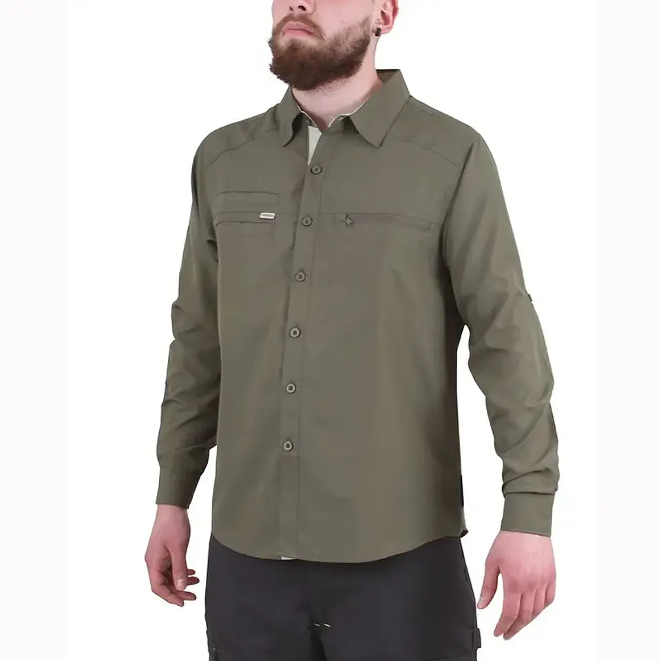 CAMISA HOMBRE  HW ARIZONA VERDE OLIVA 3