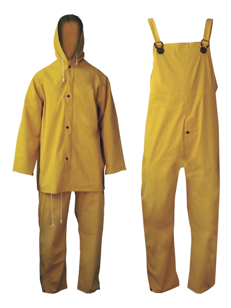 Traje de agua impermeable jardinera/chaqueta Búfalo, color amarillo 1
