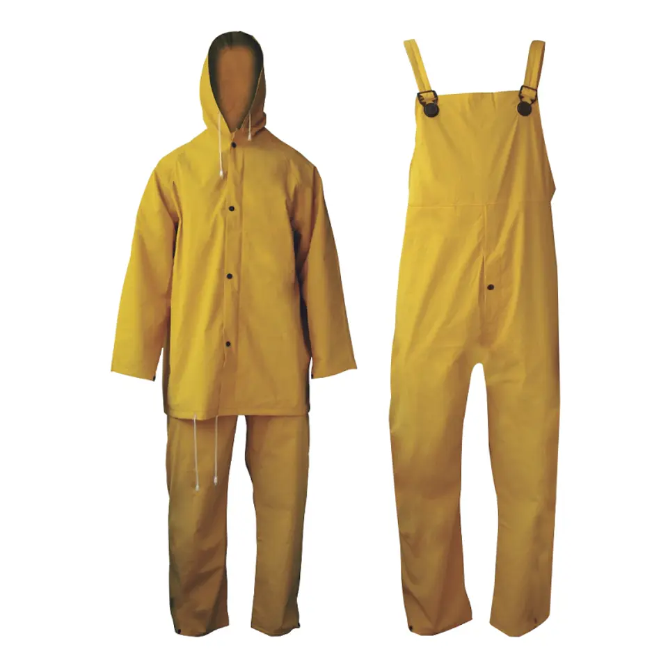 Traje de agua impermeable jardinera/chaqueta Búfalo, color amarillo 1