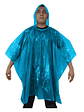 Poncho de emergencia Biodegradable azul Alaska. - Miniatura 1
