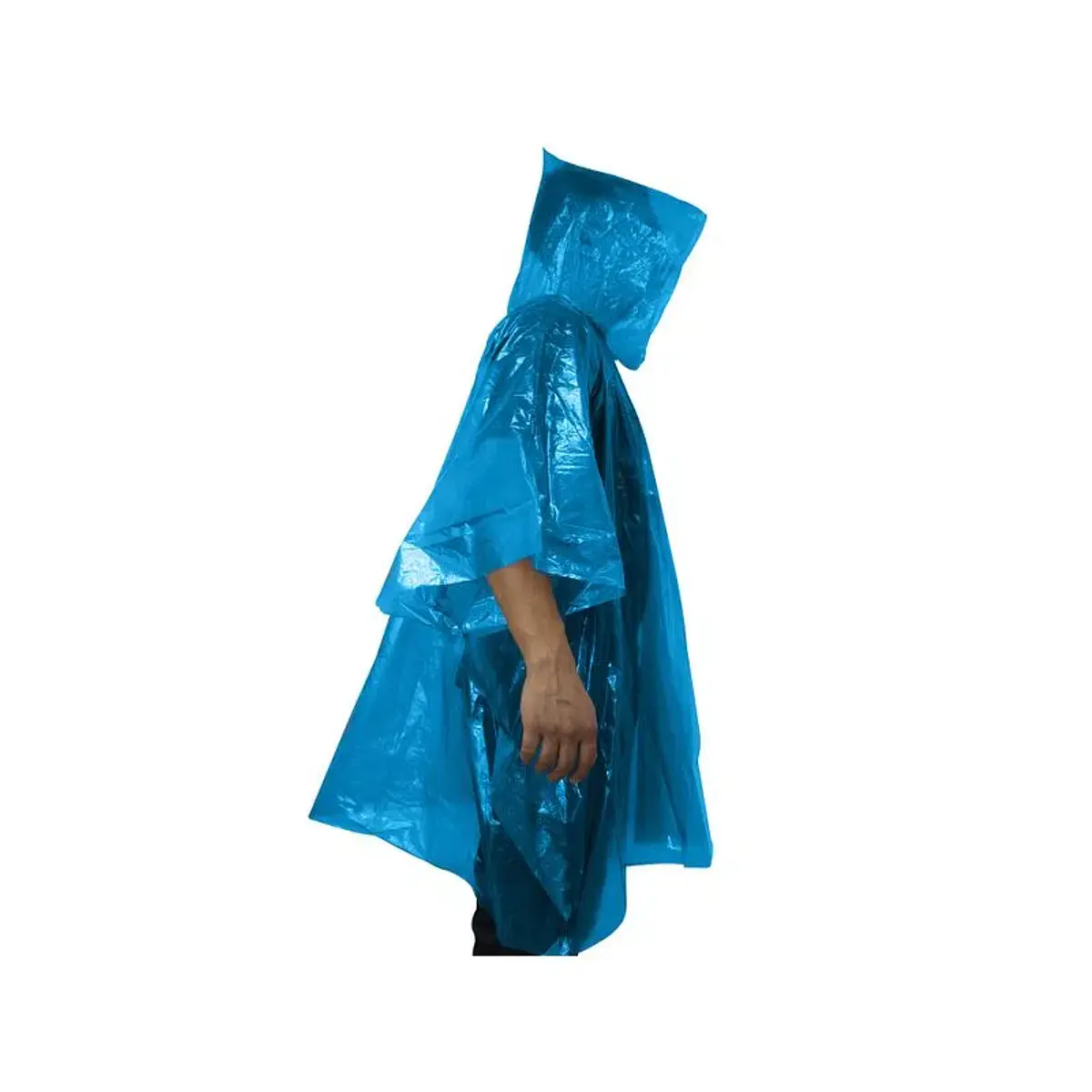 Impermeabile poncho antipioggia monouso biodegradabile ambientale per adulti EN1