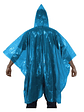Poncho de emergencia Biodegradable azul Alaska. - Miniatura 3