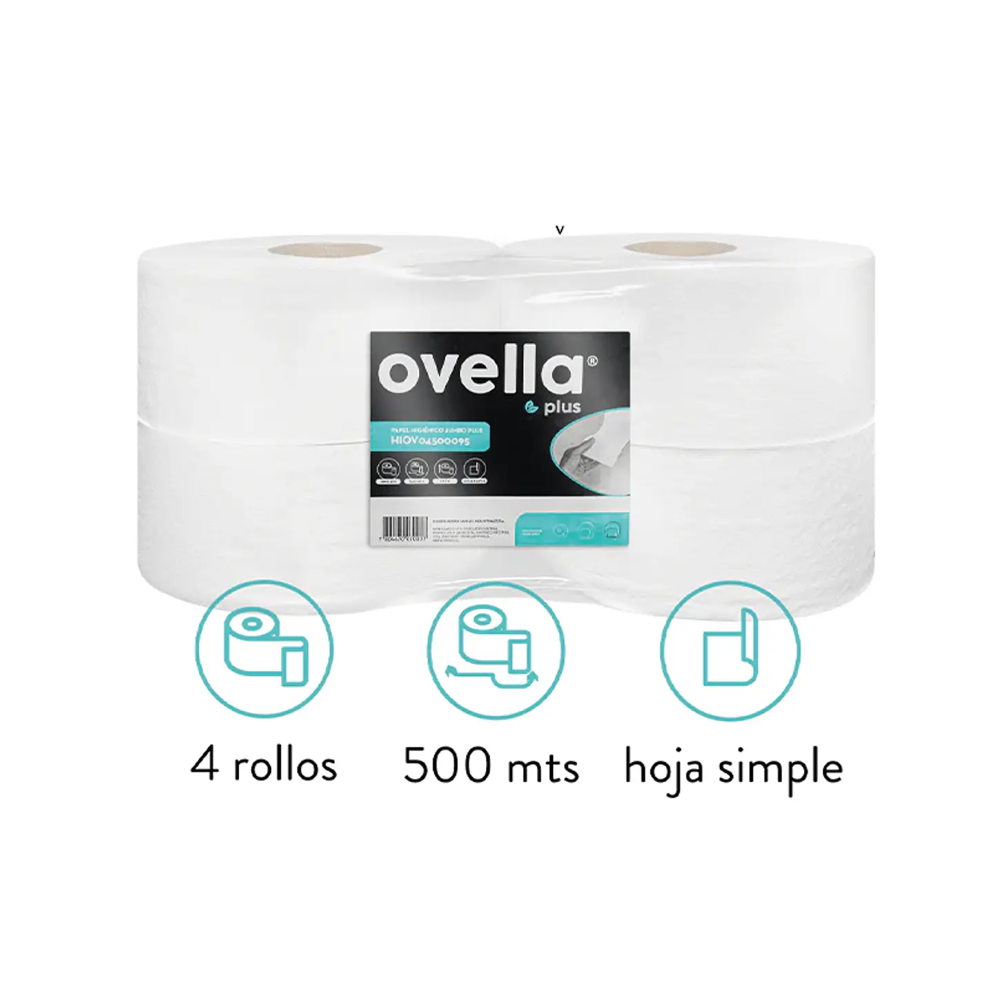 Papel higienico ovella 4x500 mts 1