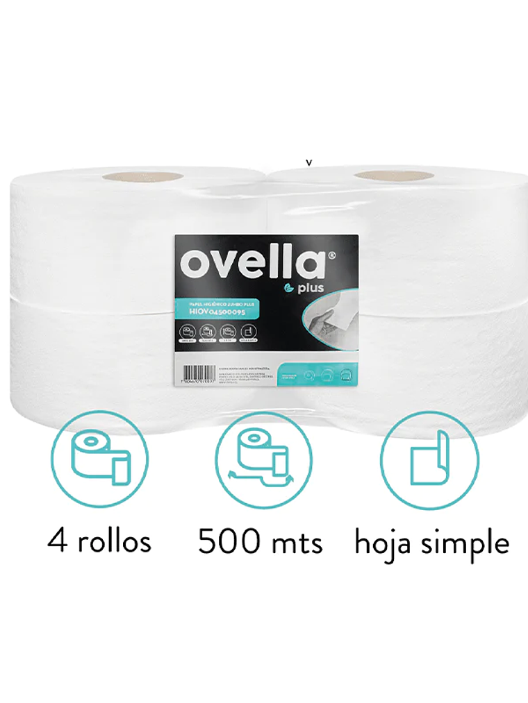 Papel higienico ovella 4x500 mts 1