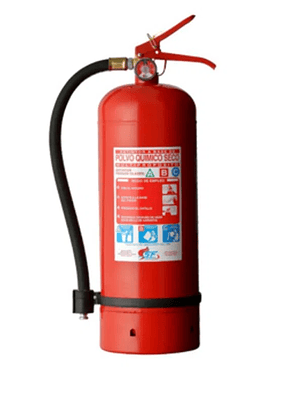 Extintor. Polvo Químico Seco, 6 kilos al 90%