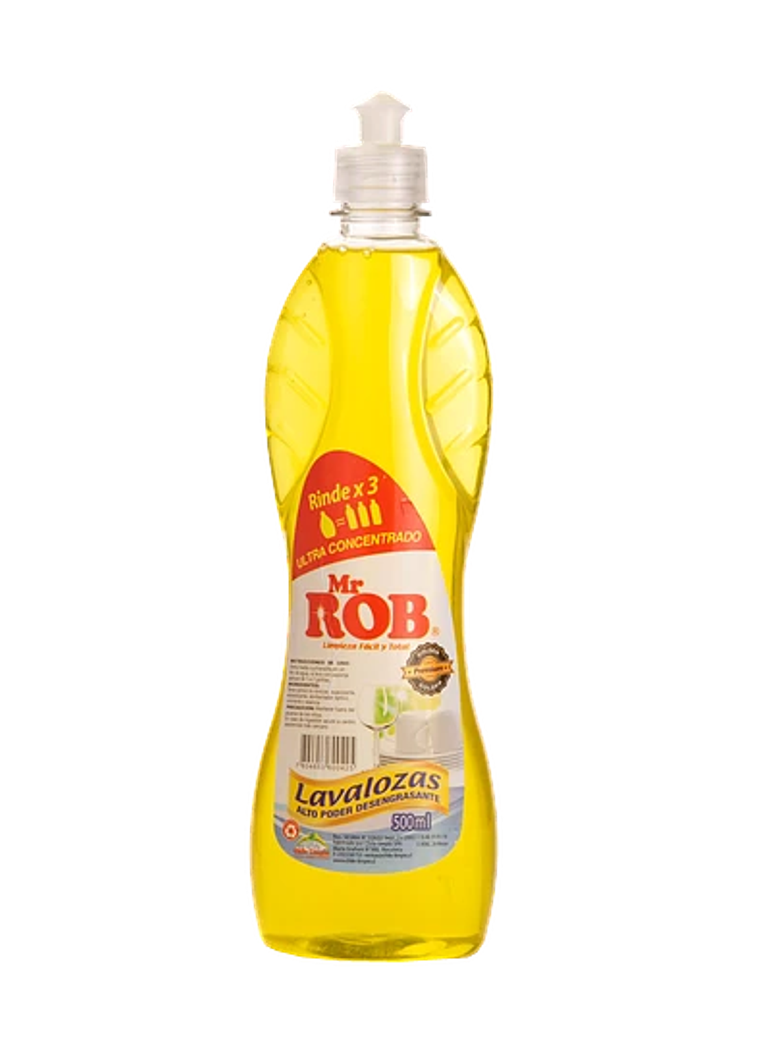 Lavaloza Mr Rob Amarillo - Botella de 500ml 1