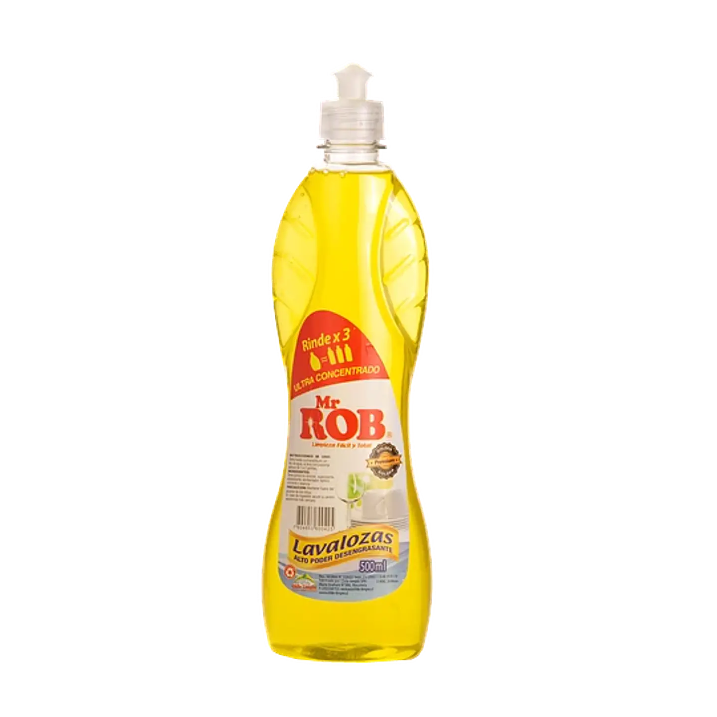 Lavaloza Mr Rob Amarillo - Botella de 500ml 1