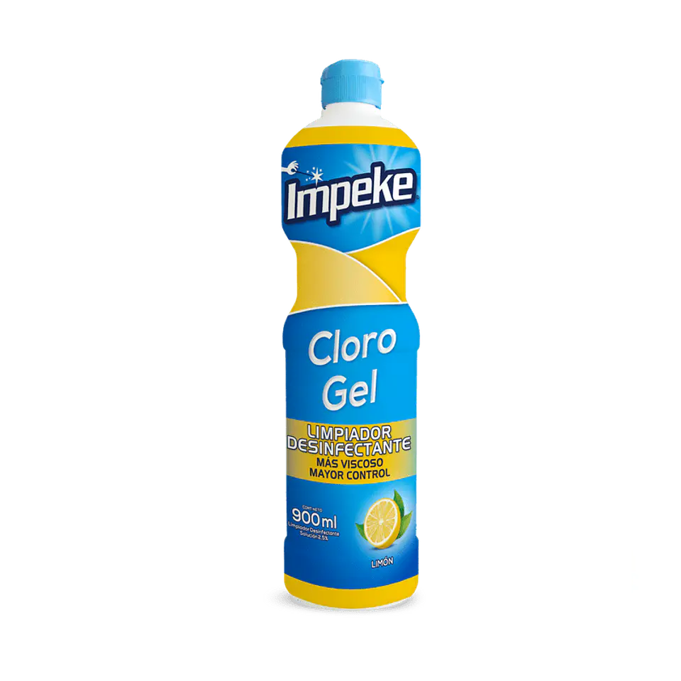 Cloro Gel Limón 900 ML IMPEKE 1