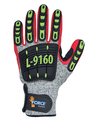 Guante Antivibración Anticorte Antigolpe Force L-9160