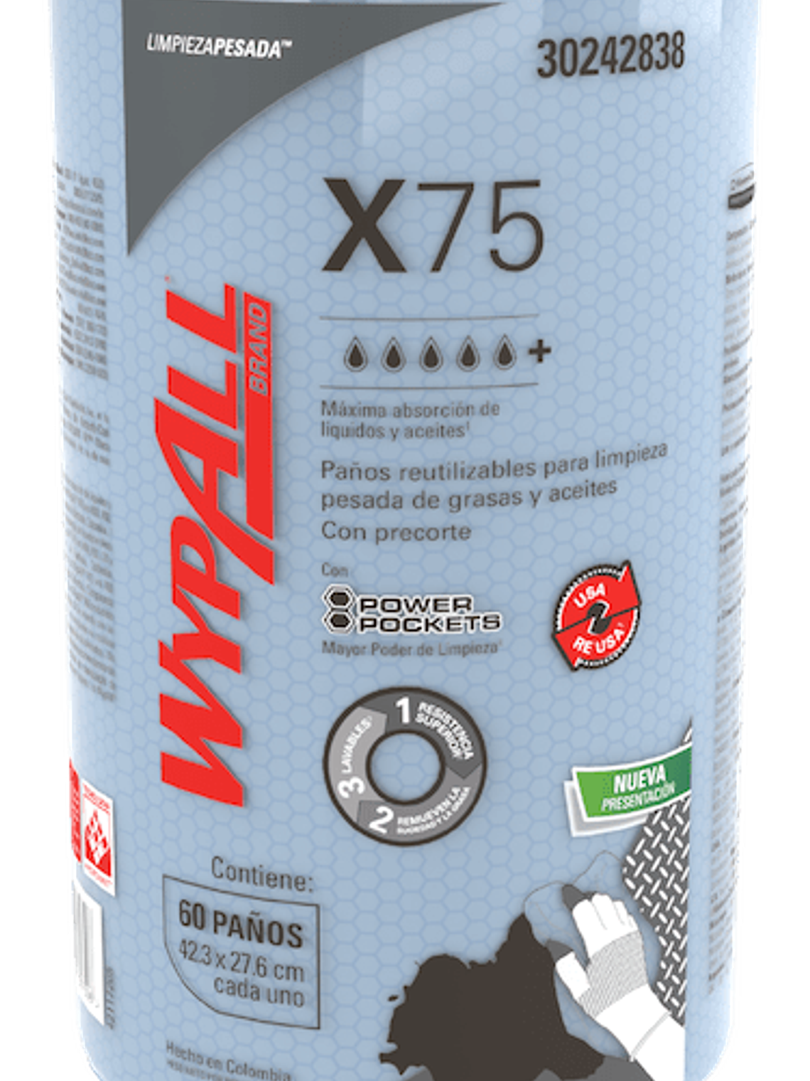 WYPALL PAÑOS  LIMPIEZA LAVABLE 1